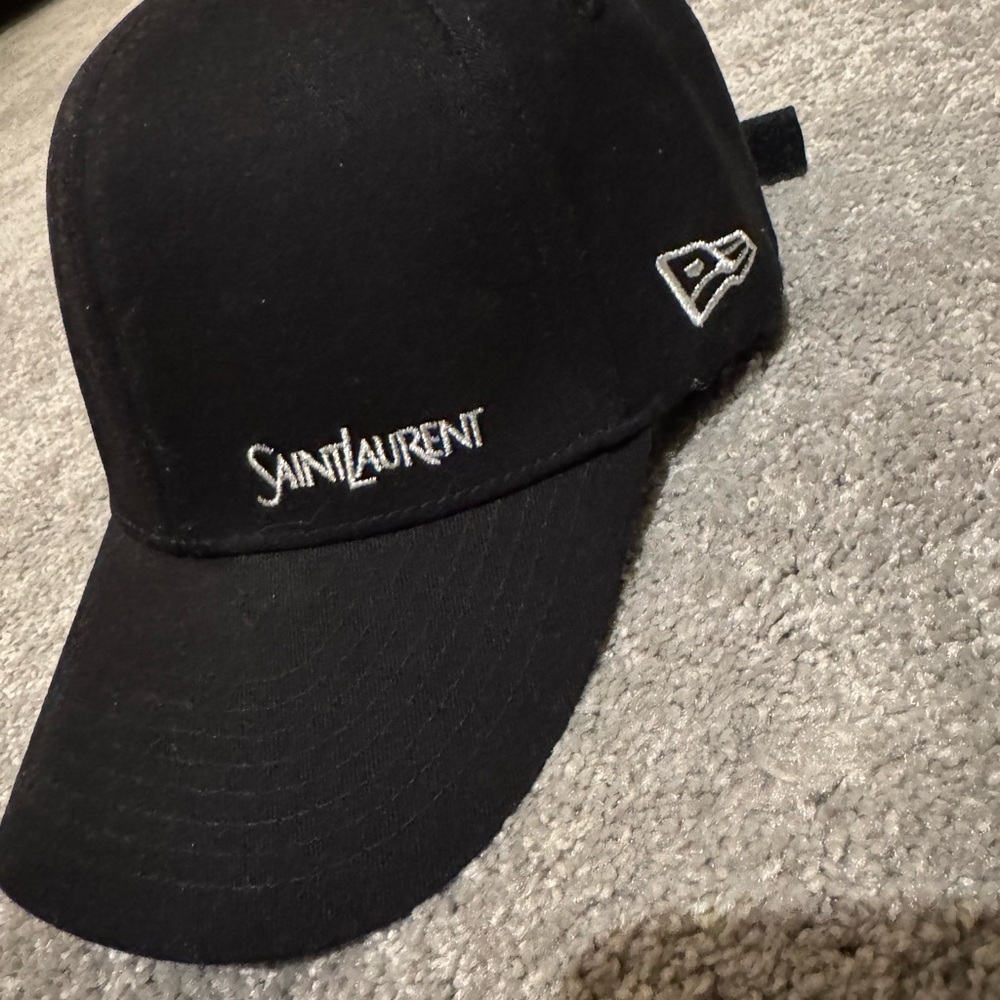 Saint Laurent Classic Black Baseball Cap